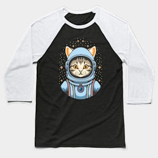 The Astronaut Cat Baseball T-Shirt